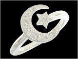 画像: LUNA ESTRELLA RING SMALL SV｜Crescent Luna/クレセントルナ