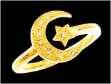 画像: LUNA ESTRELLA RING SMALL GD｜Crescent Luna/クレセントルナ