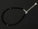 画像: CRYSTAL GLASS BRACELET SHORT BK｜Crescent Luna/クレセントルナ